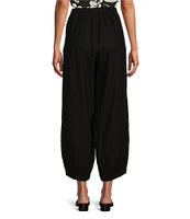 Bryn Walker Genie Light Linen Balloon Pull-On Cropped Pants