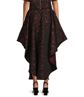 Bryn Walker Grange Brocade Rosa Nera Print High Low Coordinating Skirt