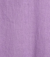 Bryn Walker Light Linen Naida Round Neck 3/4 Sleeve Asymmetric Hem Tunic