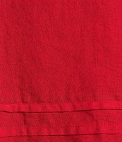Bryn Walker Light Linen Round Neck 3/4 Sleeve Pintuck Detail Shirt