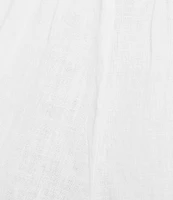 Bryn Walker Light Linen Slim Straight Pull-On Crop Pants