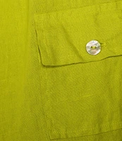 Bryn Walker Light Linen Wide-Leg Oversized Fit Pull-On Pants
