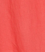 Bryn Walker Lucien Light Linen Round Neck 3/4 Balloon Sleeve Dress