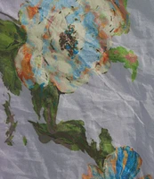 Bryn Walker Memory Crunch Taffeta Bias Printed A-Line Pull-On Coordinating Skirt
