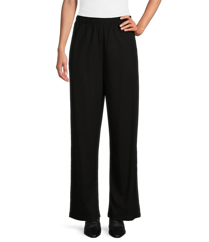 Bryn Walker Modal Ponte Elastic Waist Pull On Travel Pants