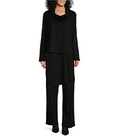 Bryn Walker Modal Ponte Elastic Waist Pull On Travel Pants