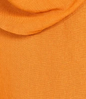 Bryn Walker Noa Light Linen Cowl Neck Cap Sleeve Asymmetrical Hem Tunic