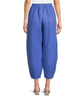 Bryn Walker Oliver Light Linen Elastic Waist Lantern Ankle Pants