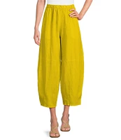Bryn Walker Oliver Light Linen Elastic Waist Lantern Ankle Pants