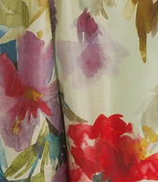 Bryn Walker Osca Fiori Silk Wide Leg Pull-On Pants