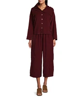 Bryn Walker Pasha Cotton Corduroy Oversized Pocketed Wide Leg Pull-On Pants