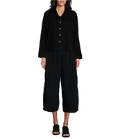 Bryn Walker Pasha Cotton Corduroy Oversized Pocketed Wide Leg Pull-On Pants