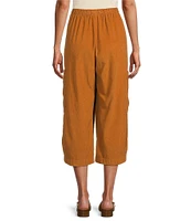 Bryn Walker Pasha Cotton Corduroy Oversized Pocketed Wide Leg Pull-On Pants