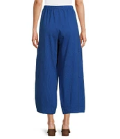 Bryn Walker Pasha Cotton Jersey Elastic Waist Cropped Pant