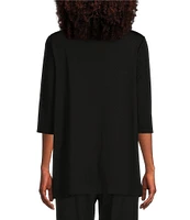 Bryn Walker Piera Ponti Elbow Sleeve Crew Neck Shirt