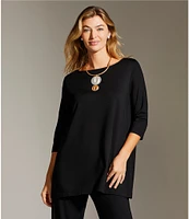 Bryn Walker Piera Ponti Elbow Sleeve Crew Neck Shirt