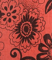 Bryn Walker Plus Resort Floret Print Round Neck 3/4 Sleeve Shirt