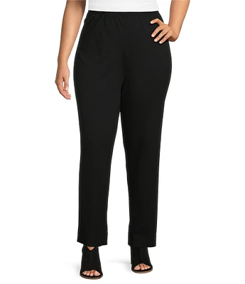 Bryn Walker Plus Size Anka Ponti Slim Leg Ankle Pants