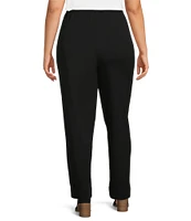 Bryn Walker Plus Size Anka Ponti Slim Leg Ankle Pants