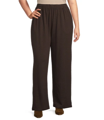 Bryn Walker Plus Size Bamboo French Terry Pull-On Travel Pants