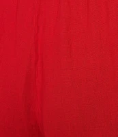 Bryn Walker Plus Size Casbah Light Linen Wide-Leg Cropped Pull-On Pants