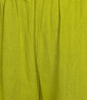 Bryn Walker Plus Size Osca Linen Wide Leg Pull-On Pant