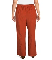 Bryn Walker Plus Size Pleated Trouser Corduroy Ankle Pants