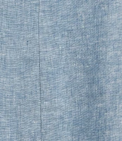 Bryn Walker Plus Wilder Cross-Dyed Linen Boat Neck Dolman Sleeve Tunic