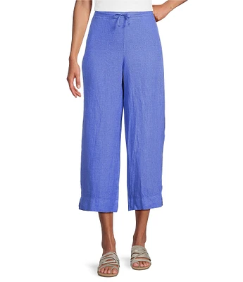 Bryn Walker Saba Light Linen Drawstring Waist Straight Leg Coordinating Pants