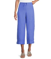 Bryn Walker Saba Light Linen Drawstring Waist Straight Leg Coordinating Pants