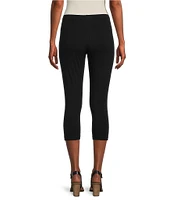 Bryn Walker Stretch Bamboo Cotton Pull-On Capri Leggings