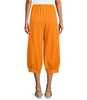 Bryn Walker Wylie Jersey Elastic Waist Balloon Banded Cuffed Pants