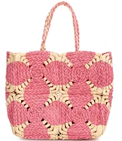 Btb Los Angeles Alohi Rattan Tote Bag