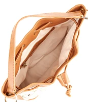Btb Los Angeles Lotus Straw Drawstring Bag