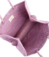 Btb Los Angeles Lucas Large Straw Tote Bag