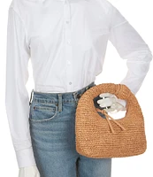 Btb Los Angeles Maeve Straw Hobo Bag