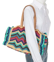 Btb Los Angeles Skye Ruffle Tote Bag