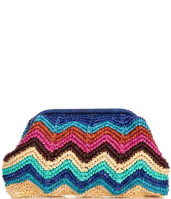 Btb Los Angeles Skye Straw Clutch