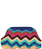 Btb Los Angeles Skye Straw Clutch