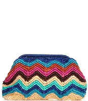 Btb Los Angeles Skye Straw Clutch