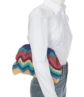 Btb Los Angeles Skye Straw Clutch