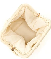 Btb Los Angeles Torino Raffia Frame Clutch