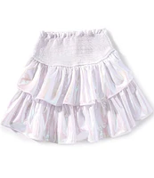 BuddyLove Big Girls Brookie Ruffle Tiered Skort