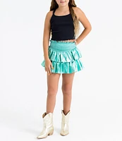 BuddyLove Big Girls 7-16 Brookie Ruffle Tiered Skort