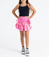 BuddyLove Big Girls 7-16 Brookie Ruffle Tiered Skort