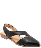 Bueno Bianca Leather Slip-On Flats