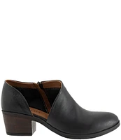 Bueno Caitlin Leather D'Orsay Ankle Booties