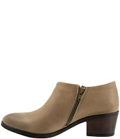 Bueno Caitlin Leather D'Orsay Ankle Booties