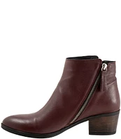 Bueno Camila Leather Dual Zip Booties