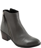 Bueno Camila Leather Dual Zip Booties